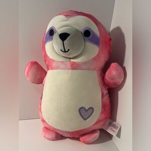 HugMees by Squismallow Pink and Cream Plush Toy